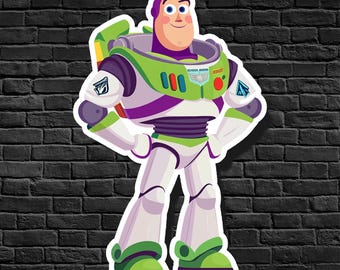 Buzz Lightyear Sticker: Pixar Toy Story Space Ranger