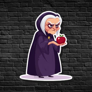 The Old Hag | Disney | The Old Hag Sticker | Disney Sticker | Snow White and the Seven Dwarves | Poisoned Apple