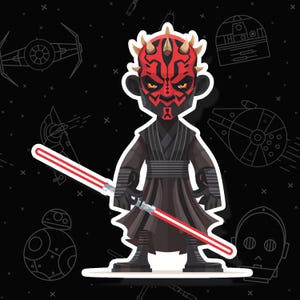 Darth Maul | Star Wars Stickers | Star Wars | Darth Maul Sticker | Waterproof Vinyl Sticker
