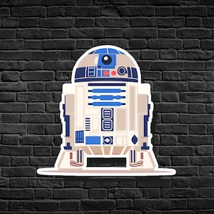R2D2 Star Wars Sticker: Waterproof Vinyl Decal