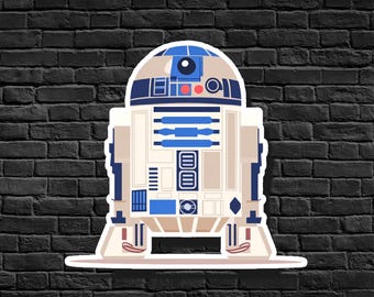 R2D2 Star Wars Sticker: Waterproof Vinyl Decal