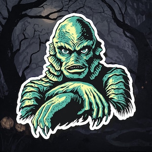 Creature from the Black Lagoon | Halloween | Halloween Stickers | Universal Monster | Classic Monster