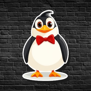 Piepende ademhaling | Pixar | Piepende sticker | Pixar-sticker | Pinguïn | Sticker pinguïn | Pixar-films | Toy Story | Sticker Toy Story