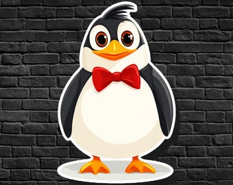 Wheezy Penguin Sticker: Pixar Toy Story Vinyl Decal