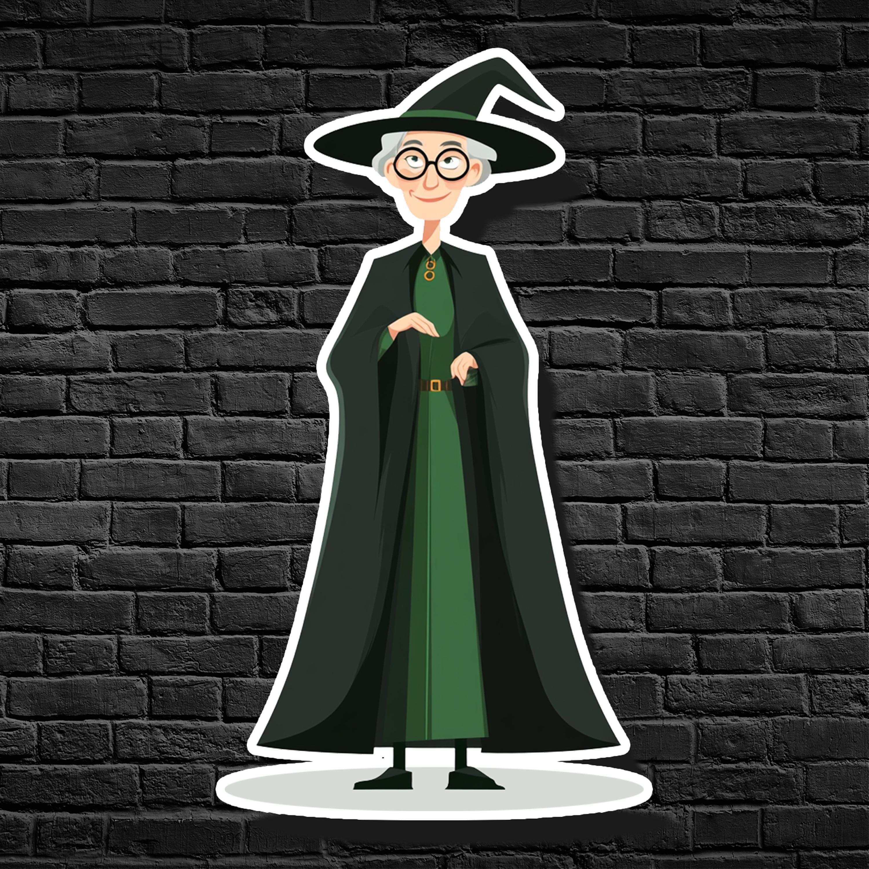 Mcgonagall Sticker - Etsy Israel, image size:3000x3000