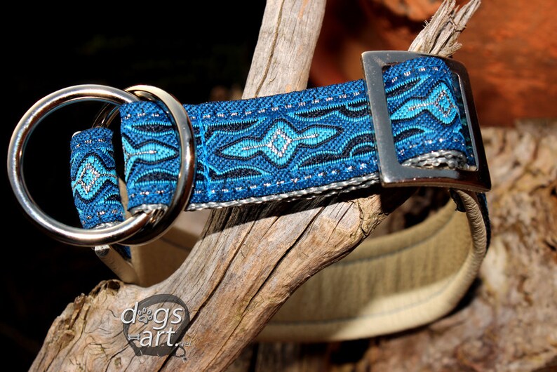 Martingale Leather Dog Collar Limited Slip Design your own Etsy