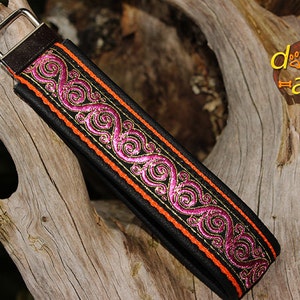 Correa de cuero para llaves, llavero personalizado, correa para la muñeca, regalos personalizados, amantes de los perros