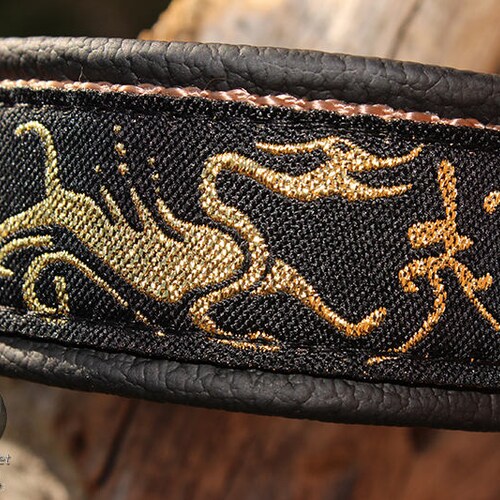 Martingale Leather Dog Collar Limited Slip Design Your Own Etsy