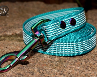 Rubberized Dog Leash, Rubber Dog Leash, Training Leash, Schutzhund Leash, Working Dog Lead, Sport Dog Lead, Rainbow Dog Leash, Dog Training