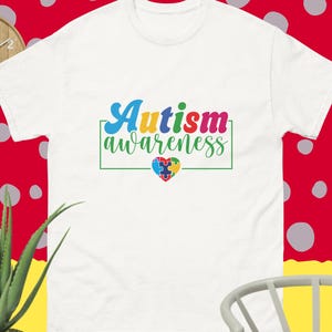 Autism Awareness Unisex classic tee, Autism Support T-shirt, Neurodiversity Awareness T-shirt, Neurodivergent Awareness T-shirt, great gift.