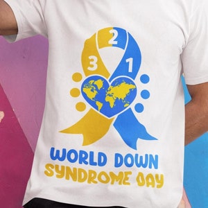 World down syndrome day 21st March 2025 awareness unisex t shirt