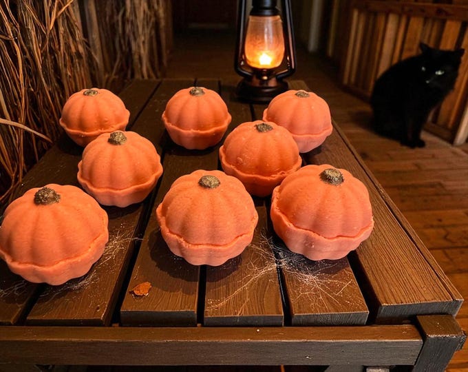 3D Pumpkin Buttermilk Bath Bomb – Pumpkin Latte, Pumpkin Marshmallow or Pumpkin Apple butter Scents - Fall Inspired Halloween