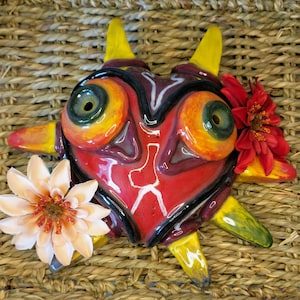 Legend Of Zelda Majoras Mask, Handmade Ceramic, Decorative