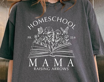 Comfort Colors Homeschool Mama Shirt, Homeschool Mom Shirt, Home School Teacher Gift, Homeschool Mama Tee, Homeschool Life, Homeschool Mom