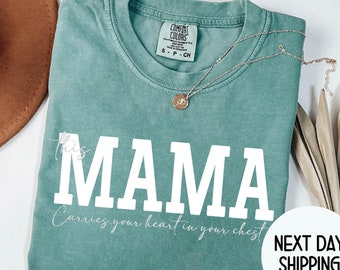 Comfort Colors Mama Shirt, Gifted for Mama, Mothers Day Gift, Aesthetic Gift For Mom, Cute Mom Shirt, Cute Mommy Tshirt, Mother's Day Tee