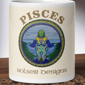 Pisces Zodiac Mug Astrology coffee cup Pisces birthday gift Astrology Mug horoscope mug Pisces gift for her Pisces gift for him