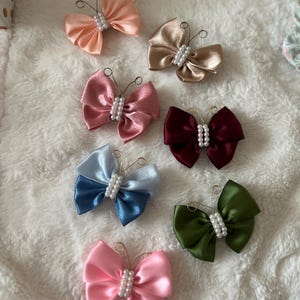 Handmade Satin Butterfly Hair Bows