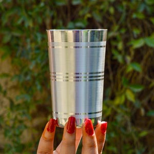 Classic Elegance | 99.9% Pure Silver Glass | The Everyday Essential