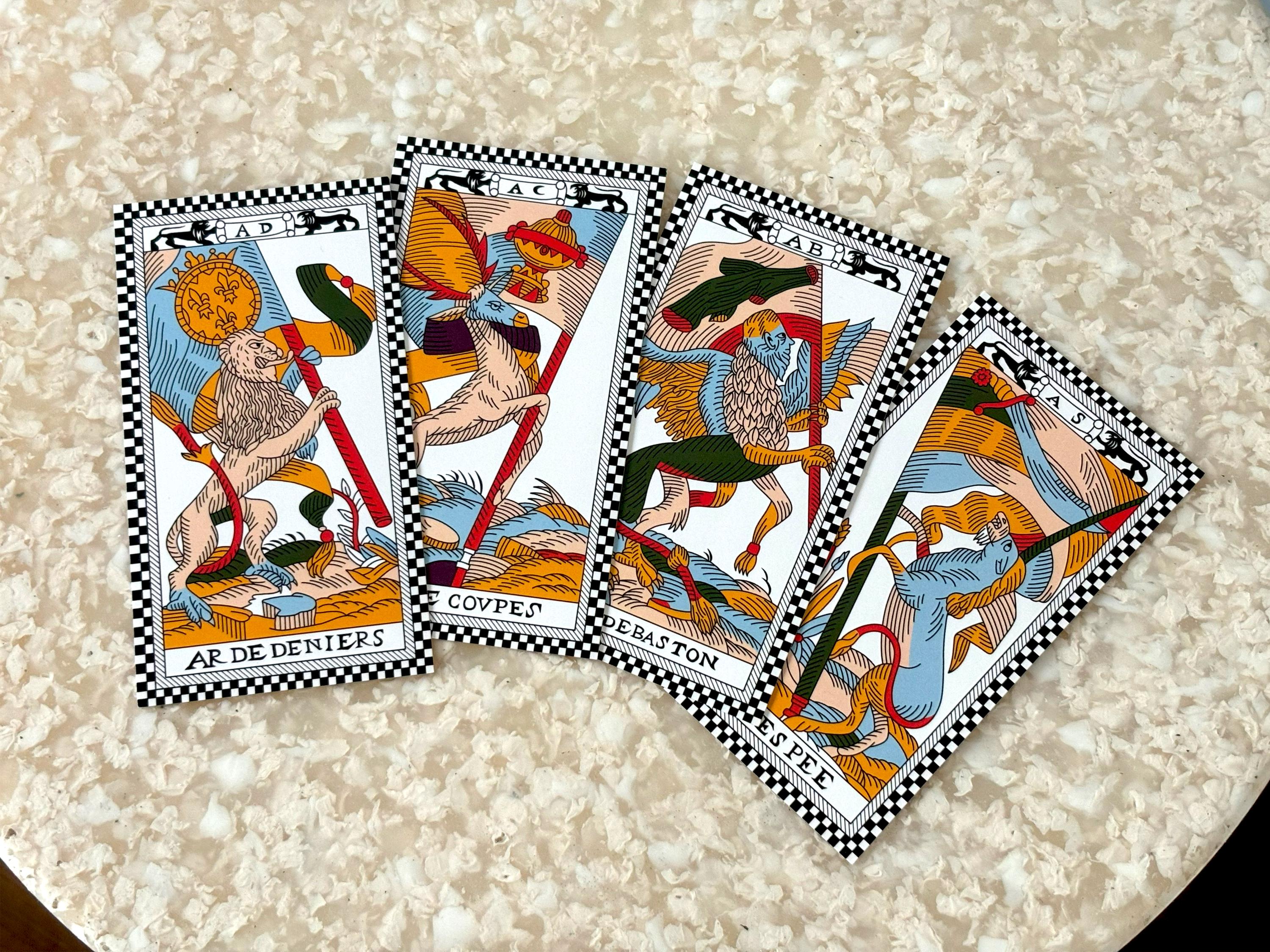 Tarot De Paris – Restored 1650 Tarot Deck, Marseille Card Set - Etsy
