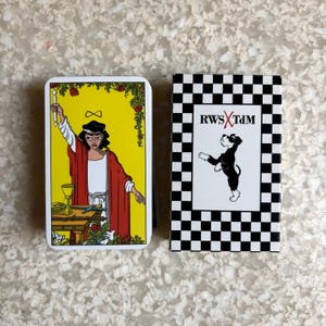 RWSxTdM - Baraja de tarot de 78 cartas basada en el Tarot de Marsella y el RWS
