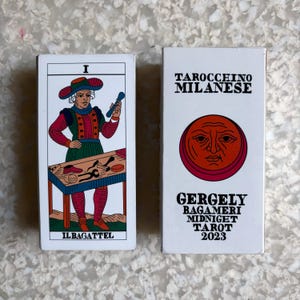Tarocchino Milanese - Restauración de 78 tarots, Juego de cartas Tarot de Marsella/Tarocchi de Milán