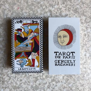 Tarot de París - Restauración del tarot de 78 cartas, juego de cartas del Tarot de Marsella antiguo