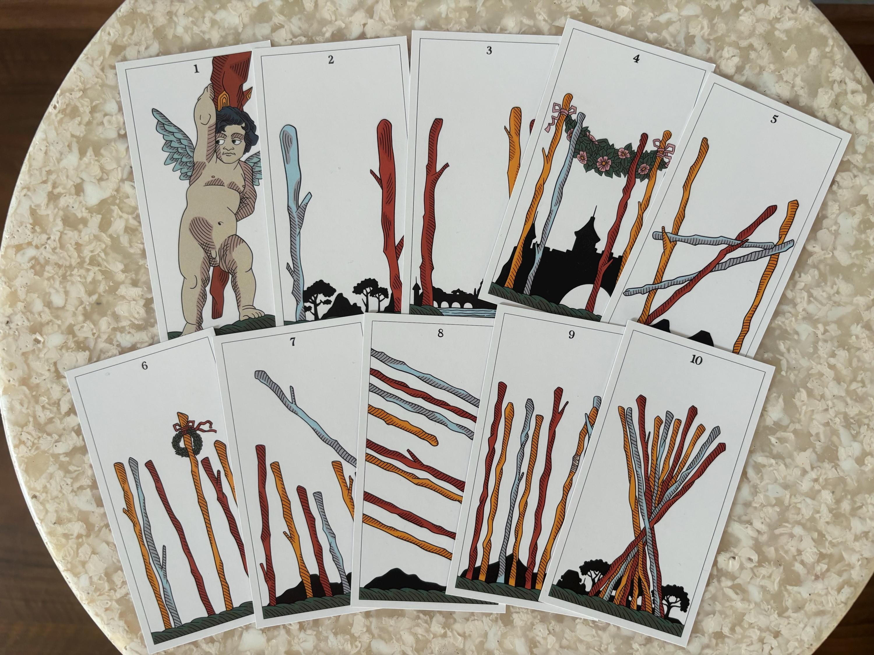 Hidden Tales Tarot - 78 Cards Tarot De Marseille/tarocchi Card Set