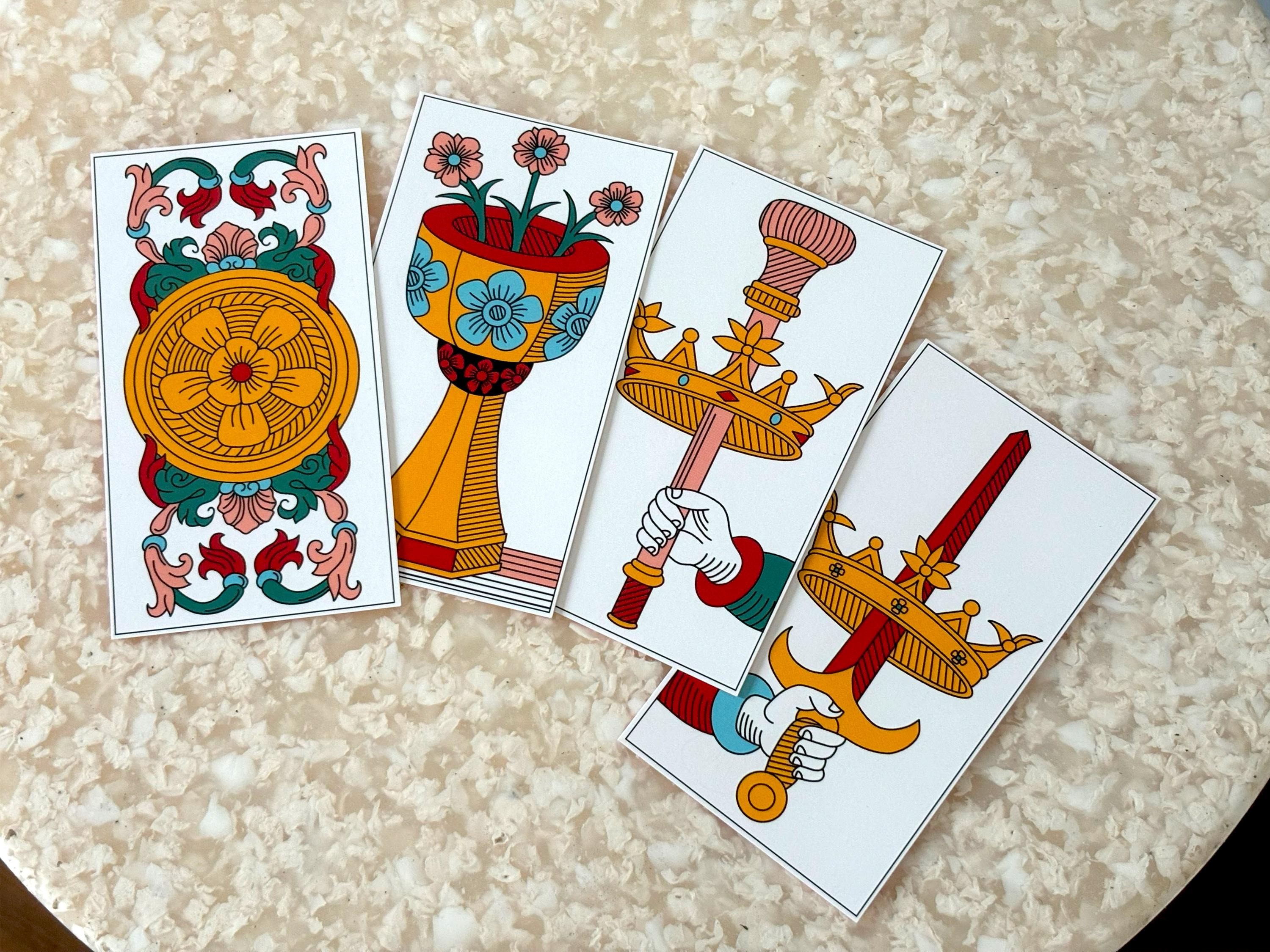 Tarocchi '23 - 78 Cards Tarot De Marseille Card Set - Etsy