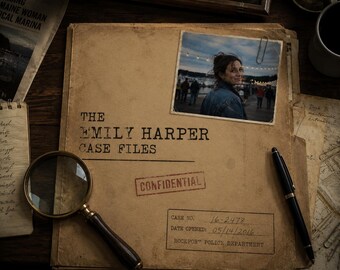 Emily_Harper_Case_Files PDF Jeu mystère | Étui froid immersif | Enquête policière imprimable | Style vrai crime | Personne disparue