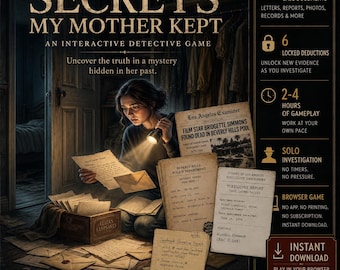 Cold Case Jeu Mystère | secrets que ma mère a gardés | Enquête sur les secrets cachés | Jeu de détective interactif | Mystère du navigateur