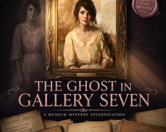The Ghost in Gallery Seven — Jeu d'enquête mystère à imprimer | Téléchargement numérique | Casse-tête Cold Case | Seul ou en groupe
