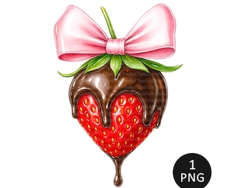イチゴのリボンのクリップアート、印刷可能な水彩画のイチゴのPNGクリップアート、ピンクのリボン付き、デジタルダウンロード、ペーパークラフト、ジャンクジャーナル