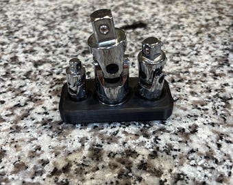 Socket Swivel Adapter Holder | 1/4", 3/8", 1/2" Drive