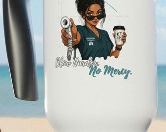 Blow Harder No Mercy Lustiger PFT Becher Atemtherapeutbecher Lungenfunktionstest Humor Spirometrie Tech Geschenk