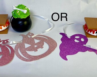 Handmade Halloween Boo Box, Spooky Garland, Faux Smore, Cauldron Decor
