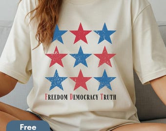 Patriotic USA 4th of July T-Shirt: American Mom/Dad Gift