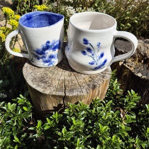 Handmade Lavender Mug set