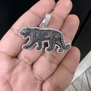 Custom Animal Pendant: Hip Hop Iced Out Moissanite Jewelry