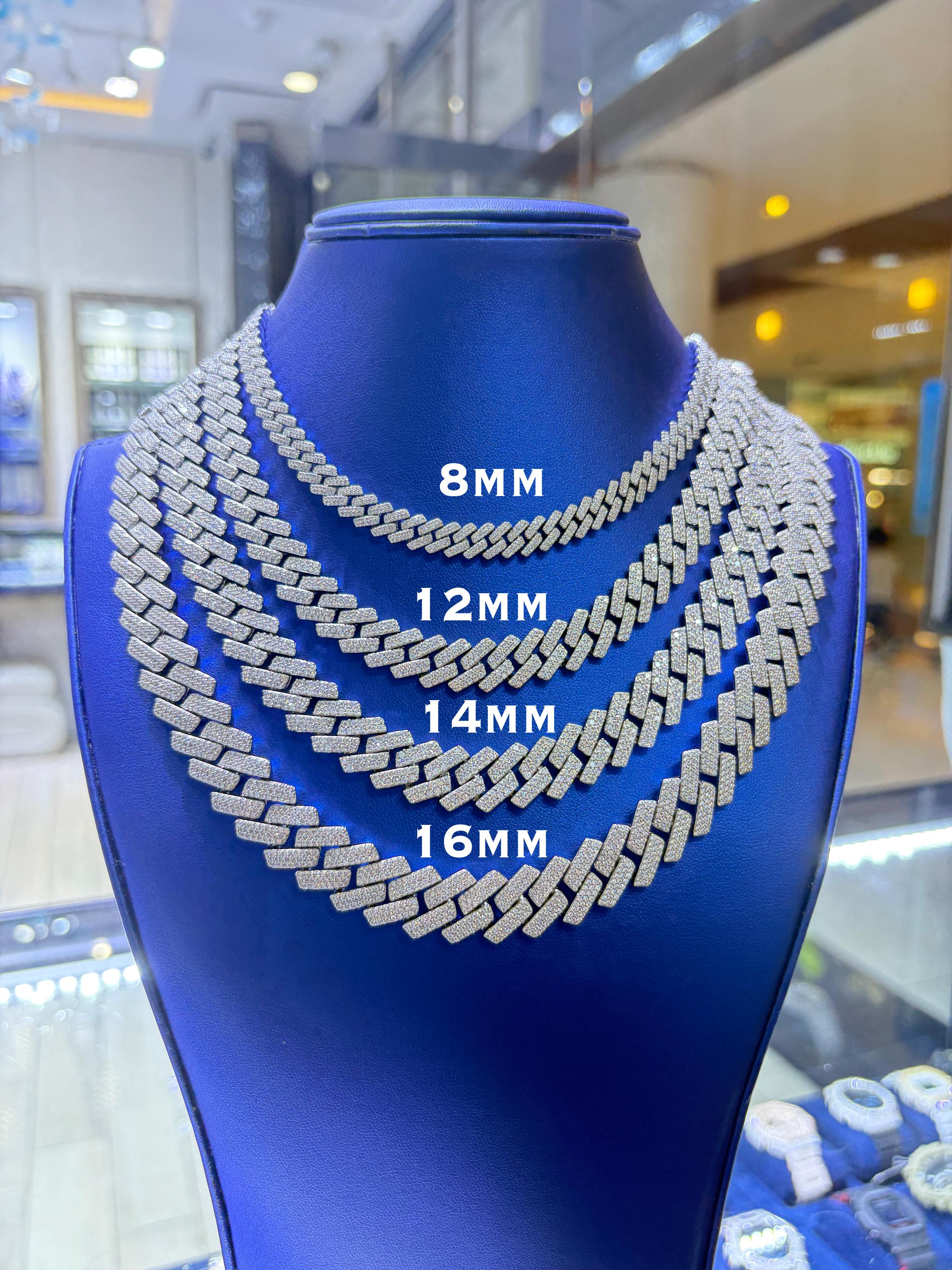 Moissanite cuban chain - Etsy 日本