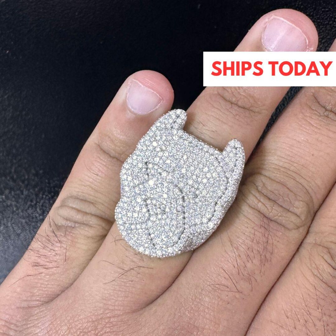 2 Carat Natural Round Diamonds 925 Sterling Silver Custom Name Pendant For Men – Made In USA – Personalize