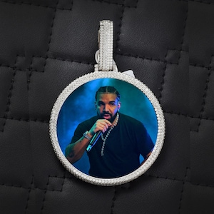 Custom made Iced Out Hip Hop Memory Pendant | Chunky Moissanite pendant | 925 Silver | Custom Handmade Moissanite 6.41CTW