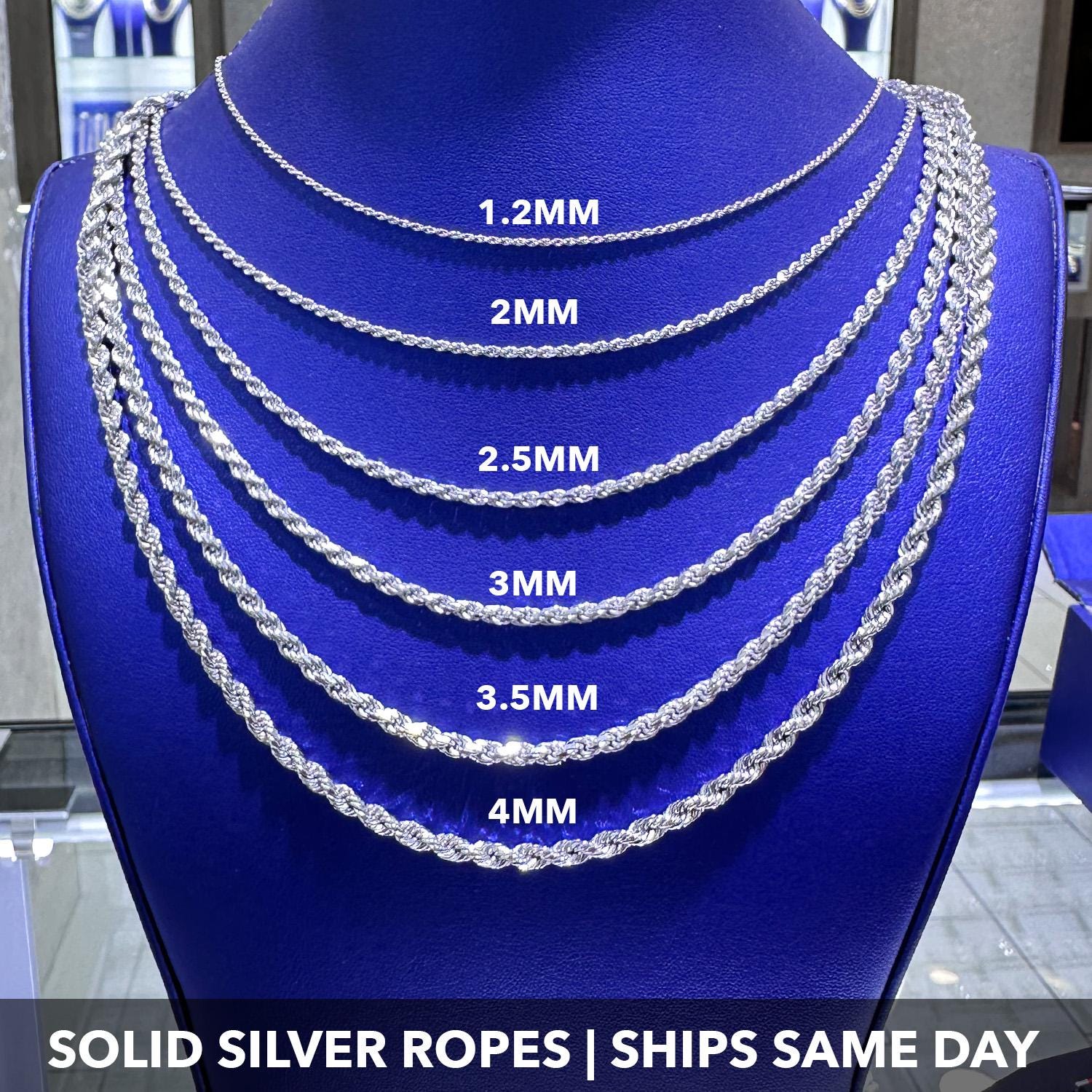 thumbnail image 2 of 30-Inch Men's Stainless Steel Gold Plated Bead Link Chain Necklace – 2.5mm 2 of 6