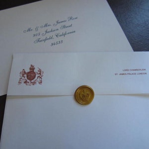 William & Kate Royal Wedding Invitation Souvenir Reproduction image 3