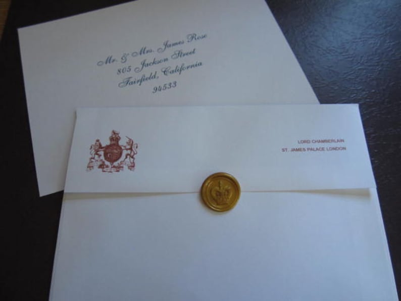 William & Kate Royal Wedding Invitation Souvenir Reproduction image 3