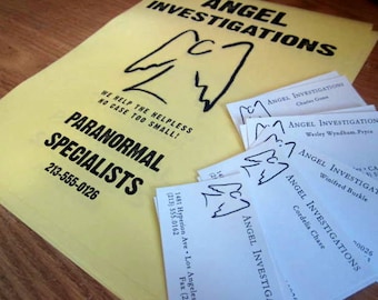 Angel Investigations Replica Business Cards & Flyer