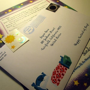 Carta do Sandman com carimbo postal de Sleepy Eye personalizada