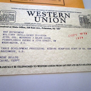 Vintage Replica Telegrams personalized