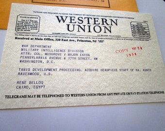 Vintage Replica Telegrams personalized
