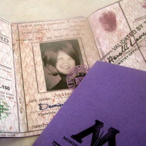 British Witch or Wizard ID Card Replica