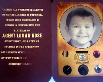 Custom Gold Foil Farnsworth Greeting Card